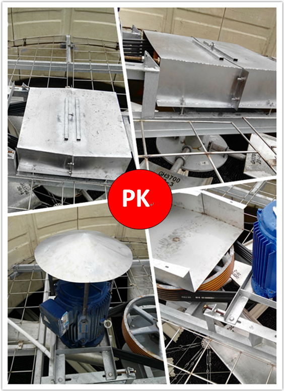 深圳寶輝酒店冷卻塔風機更換改造