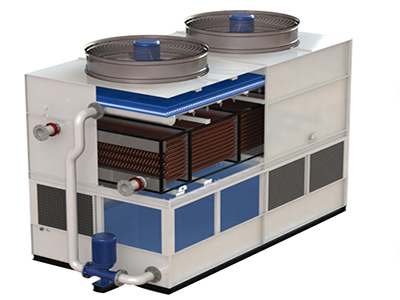 逆流密閉式冷卻塔設備,逆流式冷卻